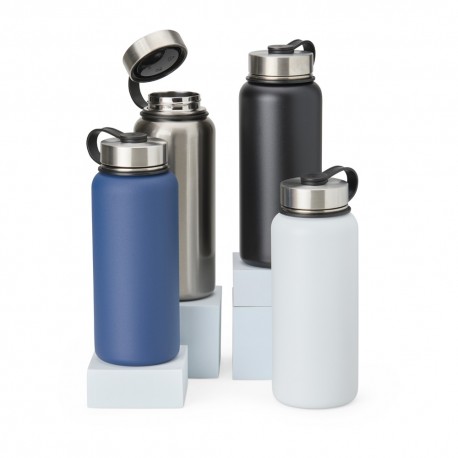Garrafa térmica de parede dupla em inox 950ml