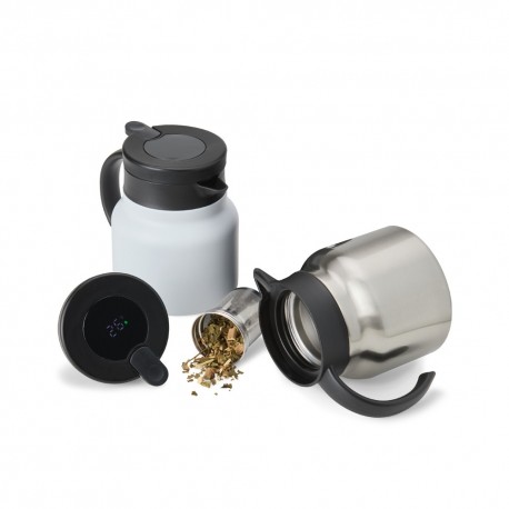 Chaleira térmica 750 ml em inox com infusor