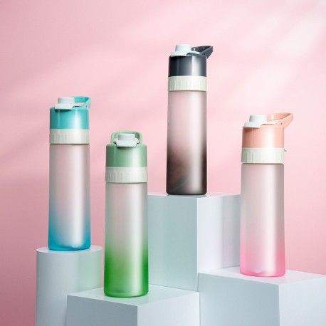 Squeeze bicolor plástico com borrifador 650ml